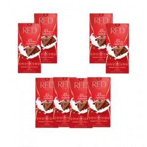 RED Chocolate milk chocolate 8 Pack